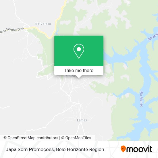 Japa Som Promoções map