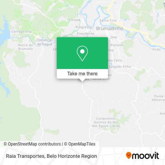Raia Transportes map