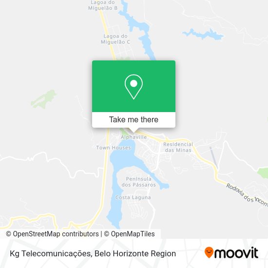Kg Telecomunicações map