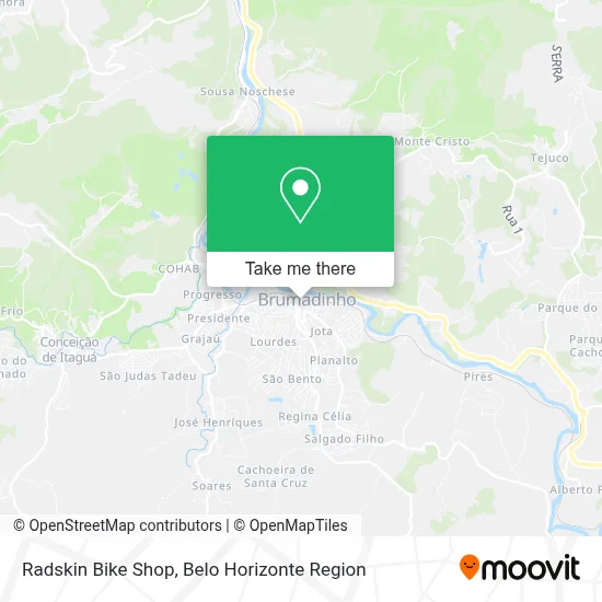 Radskin Bike Shop map