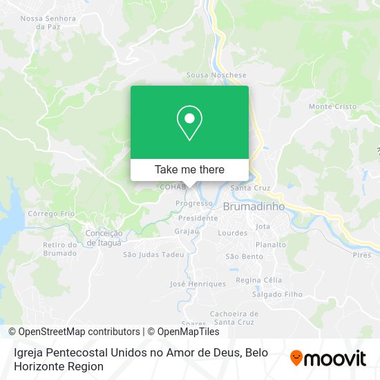 Igreja Pentecostal Unidos no Amor de Deus map