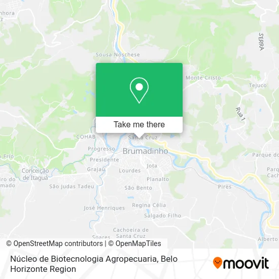 Núcleo de Biotecnologia Agropecuaria map