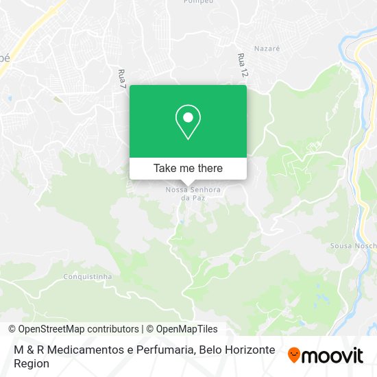 M & R Medicamentos e Perfumaria map