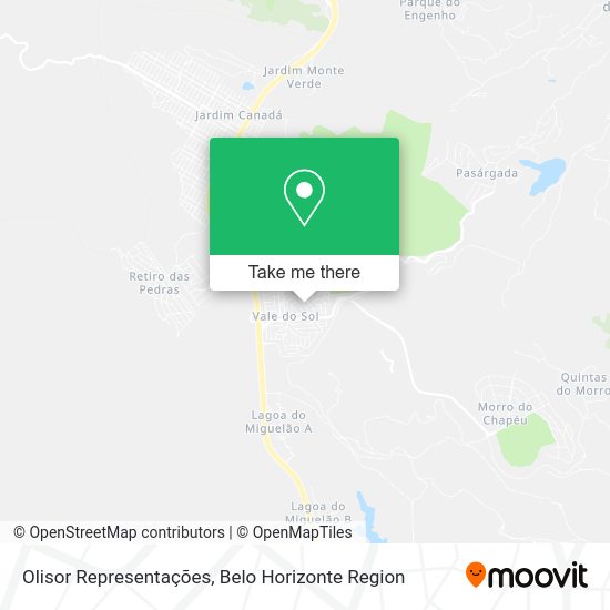 Olisor Representações map