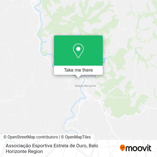 Associação Esportiva Estrela de Ouro map