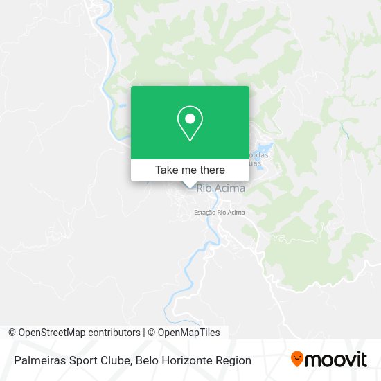 Palmeiras Sport Clube map