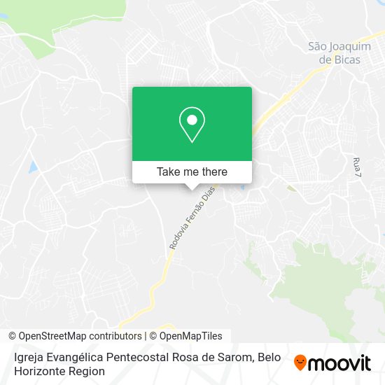 Igreja Evangélica Pentecostal Rosa de Sarom map