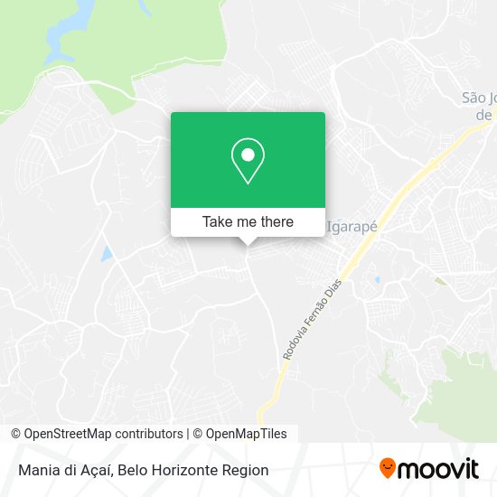 Mania di Açaí map