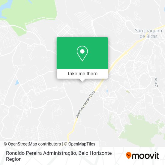 Ronaldo Pereira Administração map