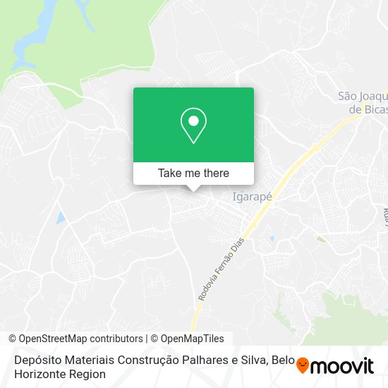Depósito Materiais Construção Palhares e Silva map