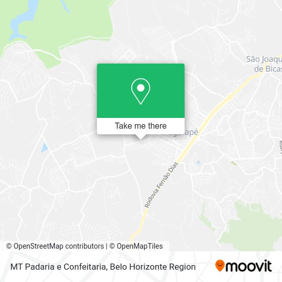 MT Padaria e Confeitaria map