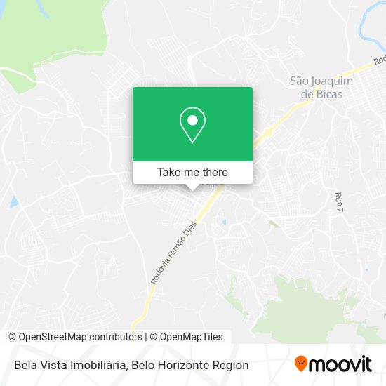 Bela Vista Imobiliária map