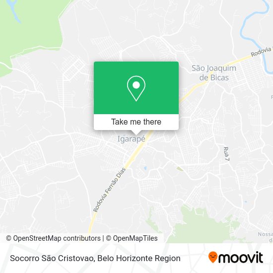 Socorro São Cristovao map