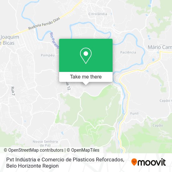 Pxt Indústria e Comercio de Plasticos Reforcados map