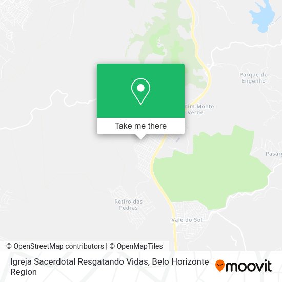 Igreja Sacerdotal Resgatando Vidas map
