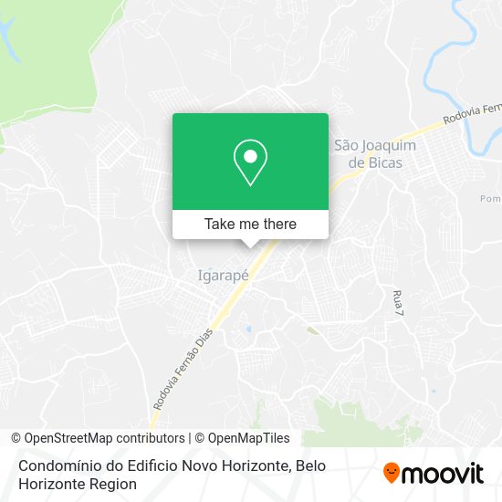 Condomínio do Edificio Novo Horizonte map
