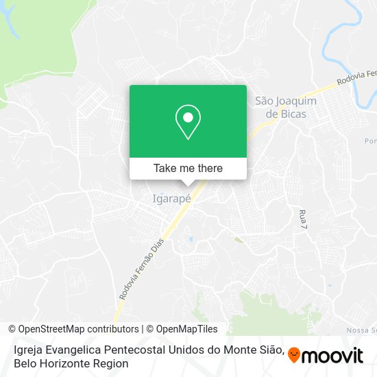 Igreja Evangelica Pentecostal Unidos do Monte Sião map
