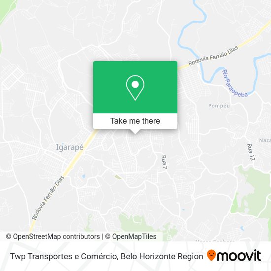 Twp Transportes e Comércio map