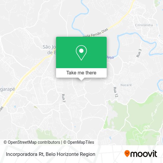 Incorporadora Rt map