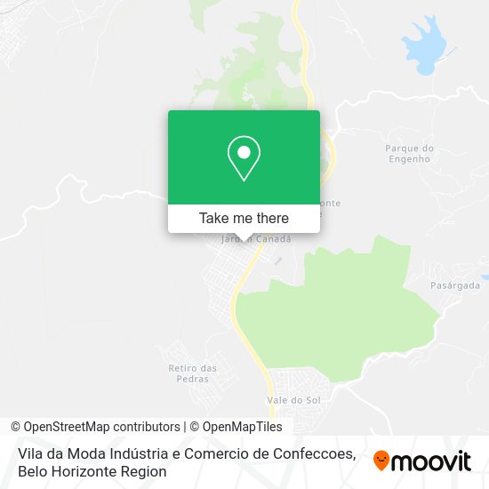 Vila da Moda Indústria e Comercio de Confeccoes map