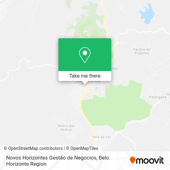 Novos Horizontes Gestão de Negocios map