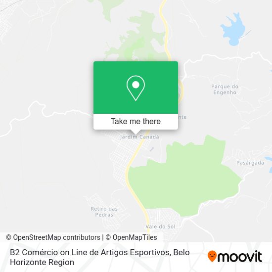 B2 Comércio on Line de Artigos Esportivos map