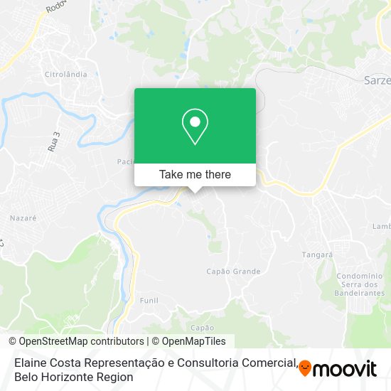 Elaine Costa Representação e Consultoria Comercial map