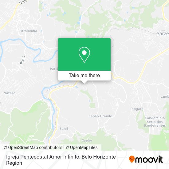 Igreja Pentecostal Amor Infinito map