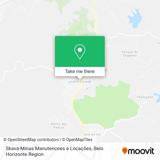 Skava-Minas Manutencoes e Locações map