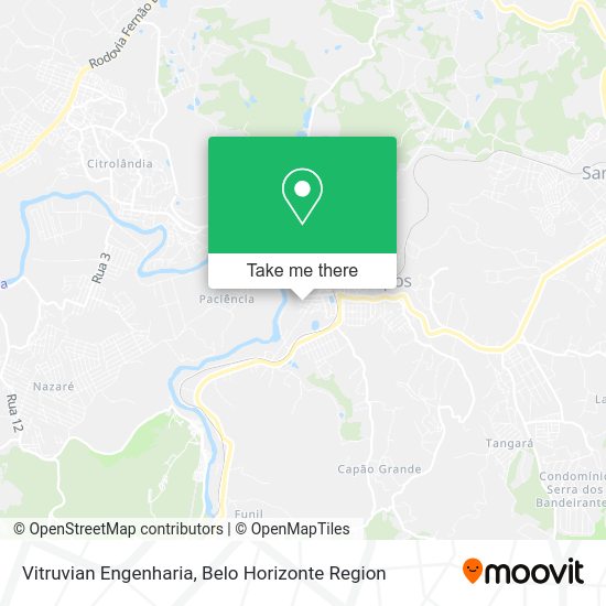 Vitruvian Engenharia map