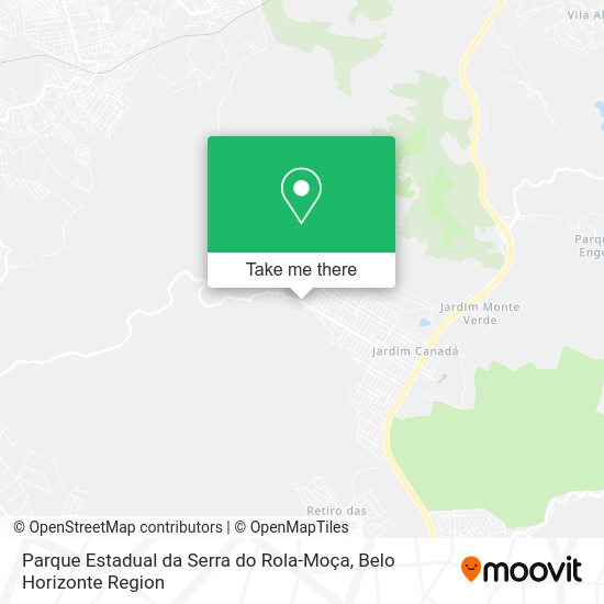 Parque Estadual da Serra do Rola-Moça map