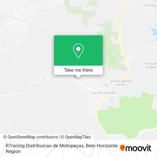 R7racing Distribuicao de Motopeças map