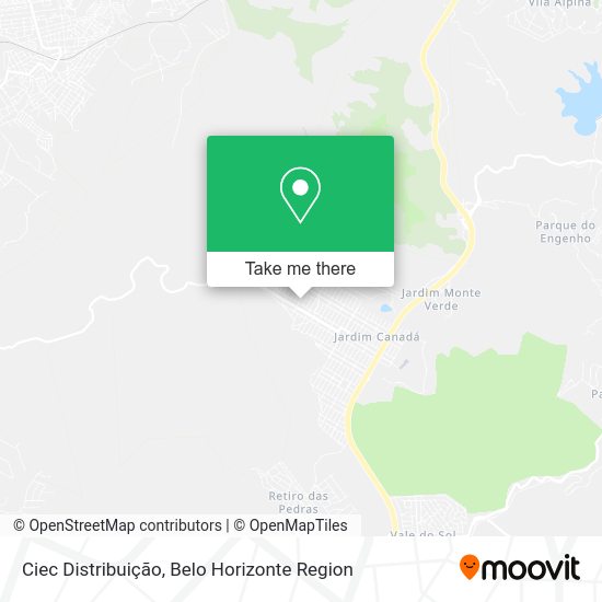 Ciec Distribuição map