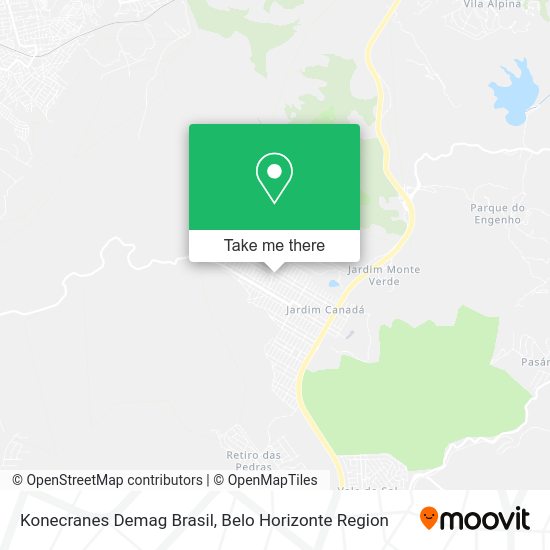 Konecranes Demag Brasil map