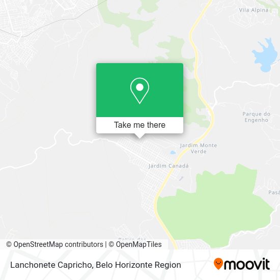 Lanchonete Capricho map