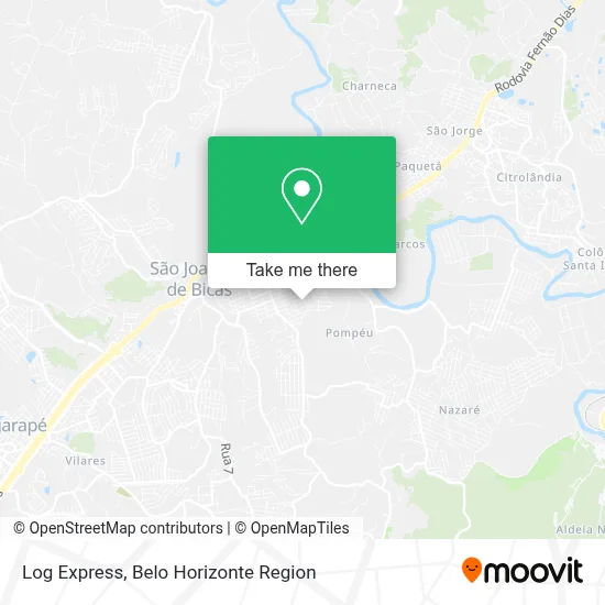 Log Express map