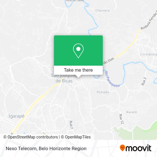 Nexo Telecom map