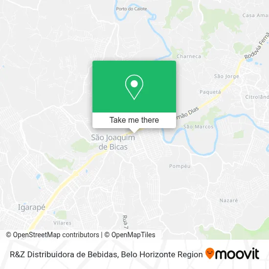 R&Z Distribuidora de Bebidas map