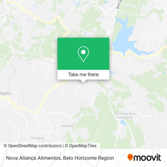 Nova Aliança Alimentos map