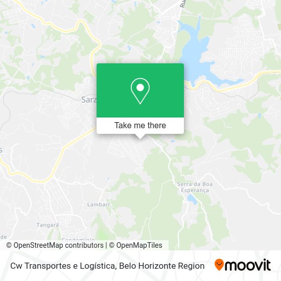 Cw Transportes e Logística map