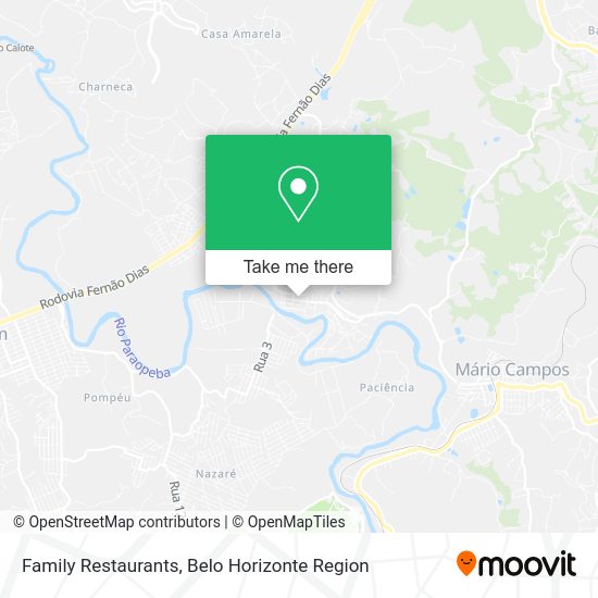 Family Restaurants map