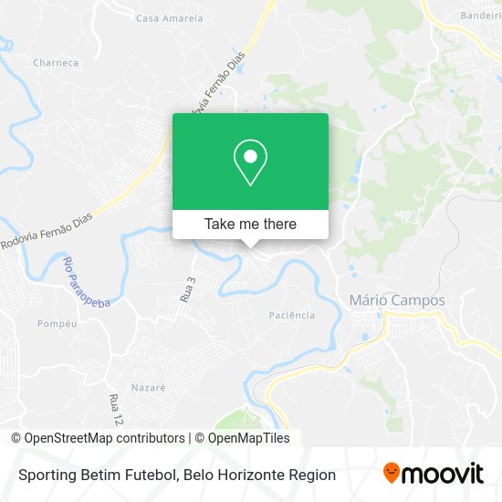 Sporting Betim Futebol map