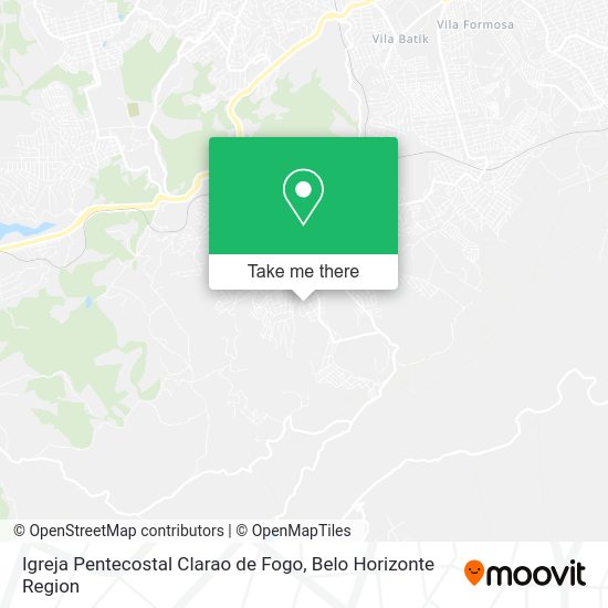 Igreja Pentecostal Clarao de Fogo map