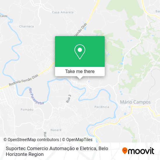 Suportec Comercio Automação e Eletrica map