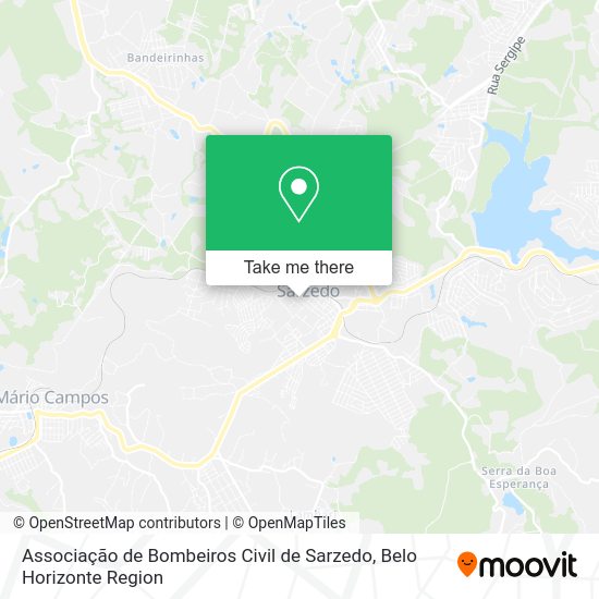 Associação de Bombeiros Civil de Sarzedo map