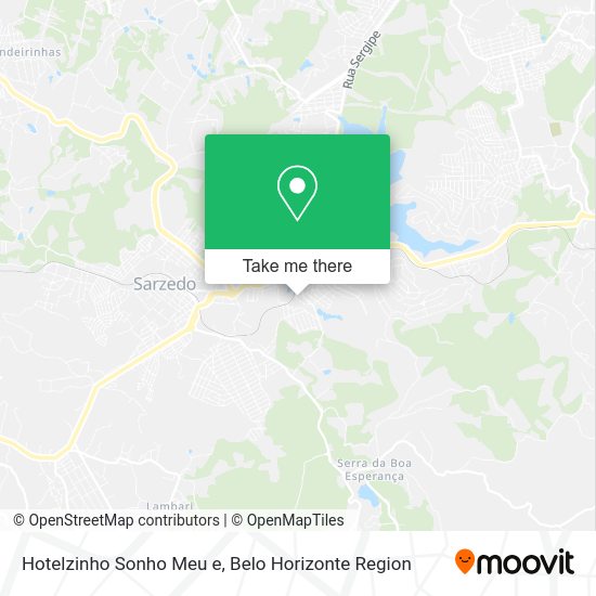 Hotelzinho Sonho Meu e map