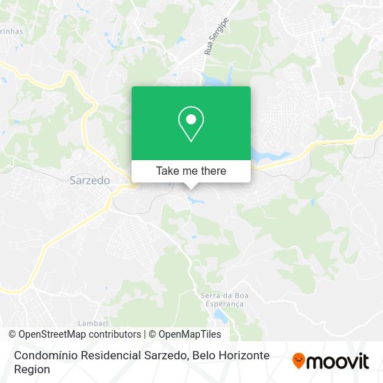 Condomínio Residencial Sarzedo map