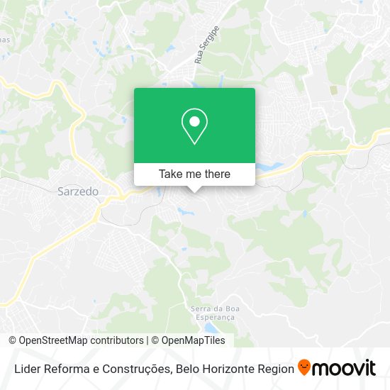 Lider Reforma e Construções map