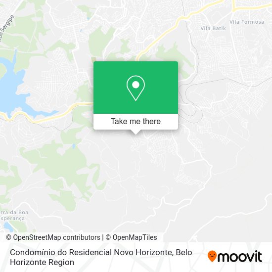Condomínio do Residencial Novo Horizonte map
