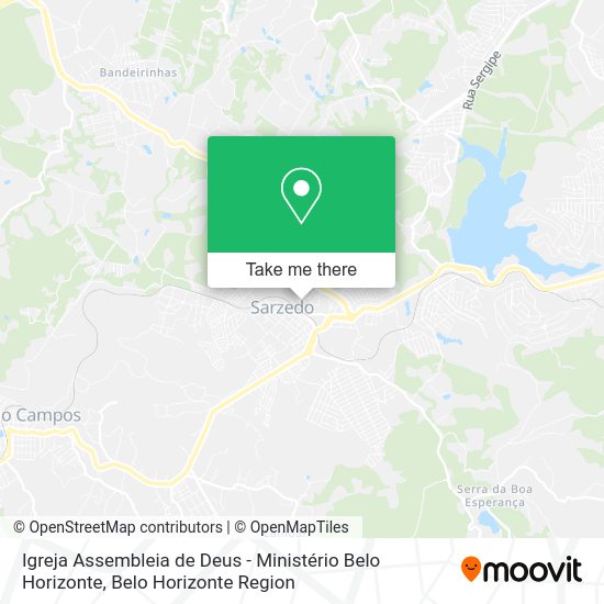 Igreja Assembleia de Deus - Ministério Belo Horizonte map